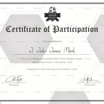 Soccer Participation Certificate Design Template In Psd, Word throughout Soccer Certificate Templates For Word