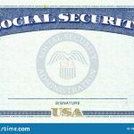 Social Security Card Ssn Editorial Stock Photo. Image Of Background regarding Blank Social Security Card Template