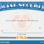 Social Security Card Template Pdf within Ss Card Template