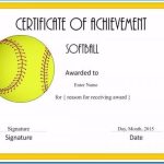 Softball Award Certificate Template | Templates Example throughout Softball Award Certificate Template