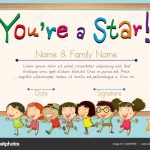 Star Naming Certificate Template within Star Naming Certificate Template