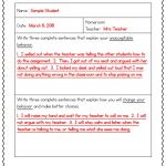 Student Behavior Forms: Stop The Crazies! - Classroom Freebies inside Behaviour Report Template