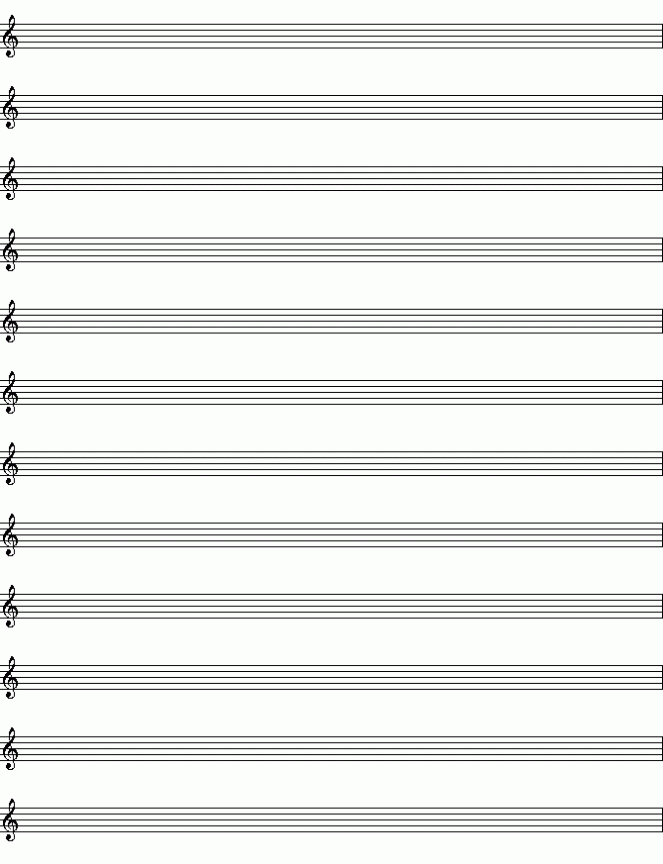 Templates: Sheet Music Blank for Blank Sheet Music Template For Word