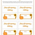 Thanksgiving Place Cards Printable - Diy Template - Add A Little Adventure throughout Thanksgiving Place Card Templates