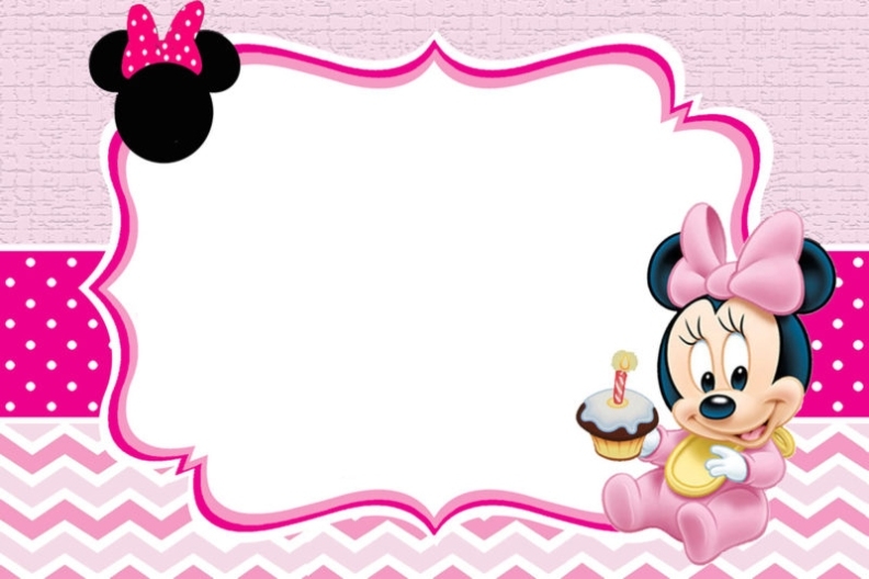 The Largest Collection Of Free Minnie Mouse Invitation Templates - Part 1 Throughout Minnie Mouse Card Templates