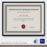 Training Certificate Template - 14+ Free Word, Pdf, Psd Format Download pertaining to Template For Training Certificate