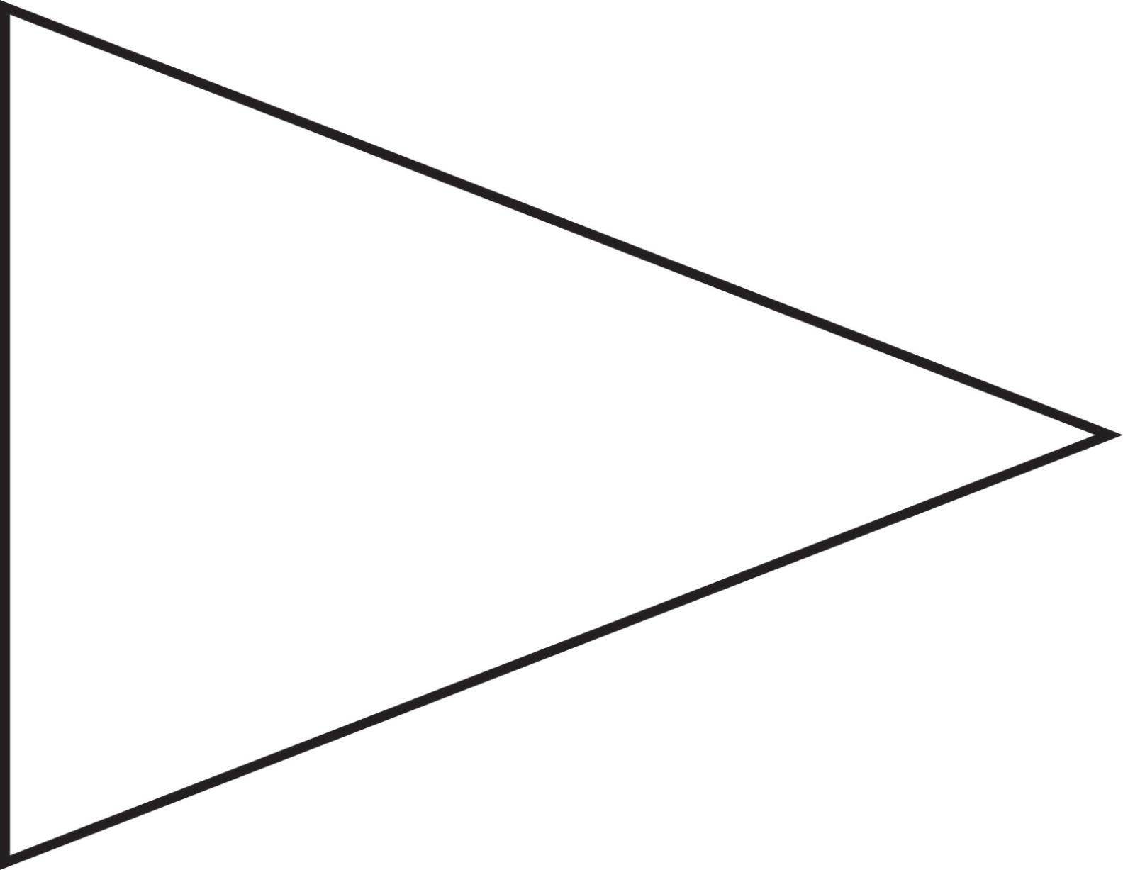 Triangle Banner Template Free - Clipart Best With Free Blank Banner Templates