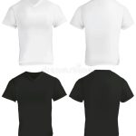 V Neck Tee Shirt Stock Illustrations - 759 V Neck Tee Shirt Stock regarding Blank V Neck T Shirt Template