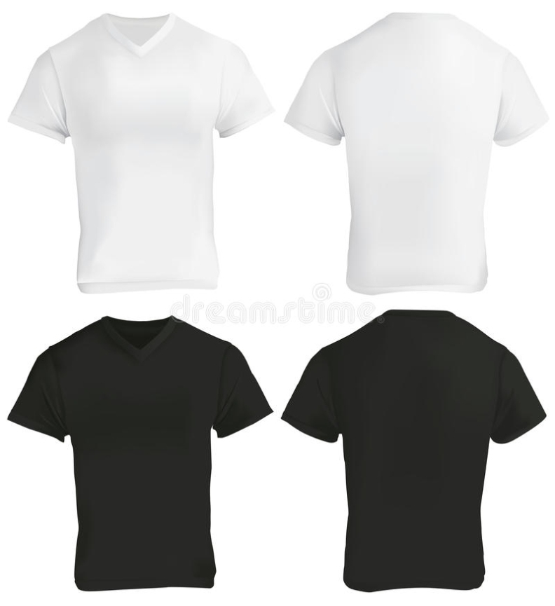 V Neck Tee Shirt Stock Illustrations - 759 V Neck Tee Shirt Stock Regarding Blank V Neck T Shirt Template