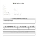 Weekly Status Report Templates - 30+ Free Documents Download- Ms Word, Apple Pages in Microsoft Word Templates Reports