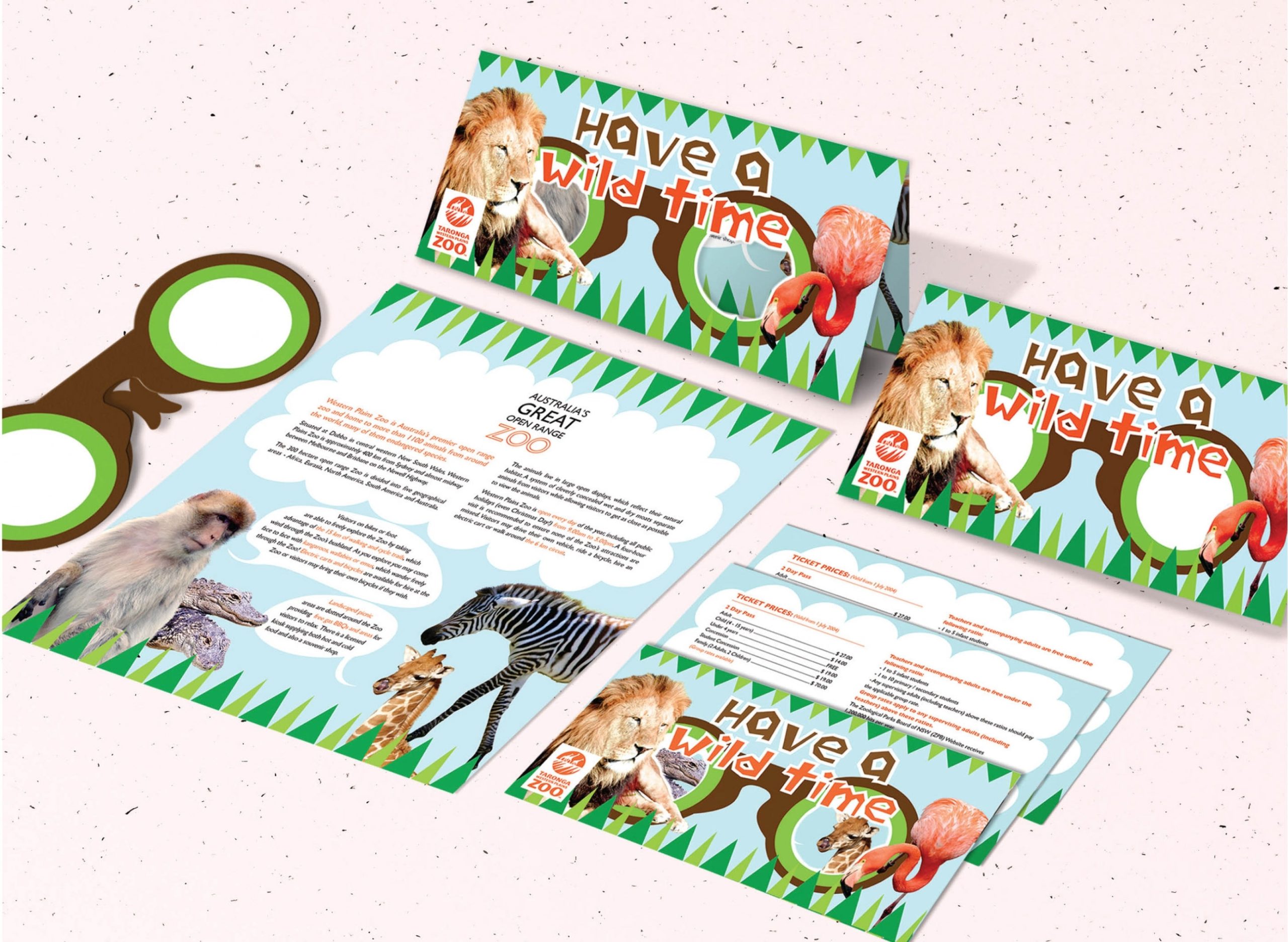 Zoo Brochure On Behance throughout Zoo Brochure Template